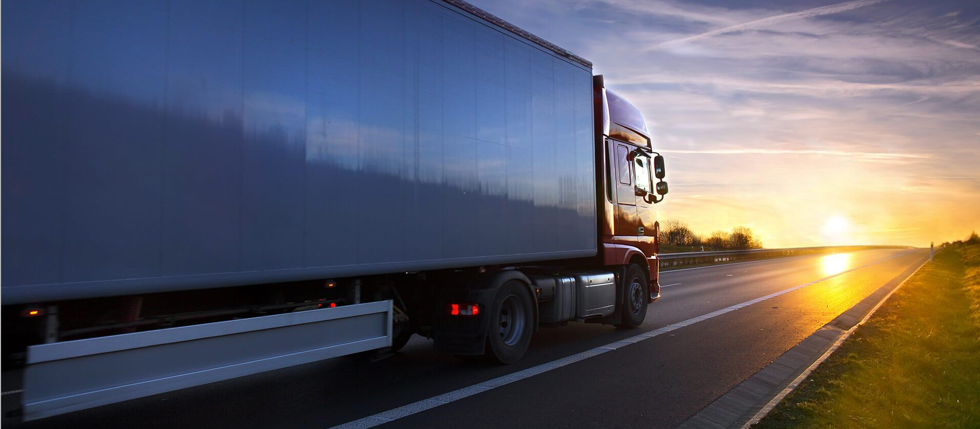 Bluejay Delivery truck on the highway